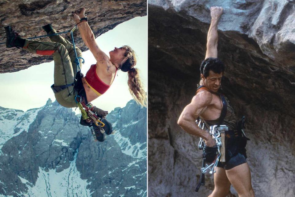 Rocket Science;StudioCanal/Shutterstock&nbsp; Lily James in Cliffhanger; Sylvester Stallone in Cliffhanger