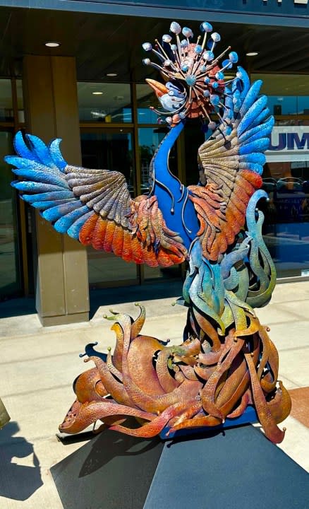 Phoenix Rising sculpture (Courtesy Jodie Bliss)