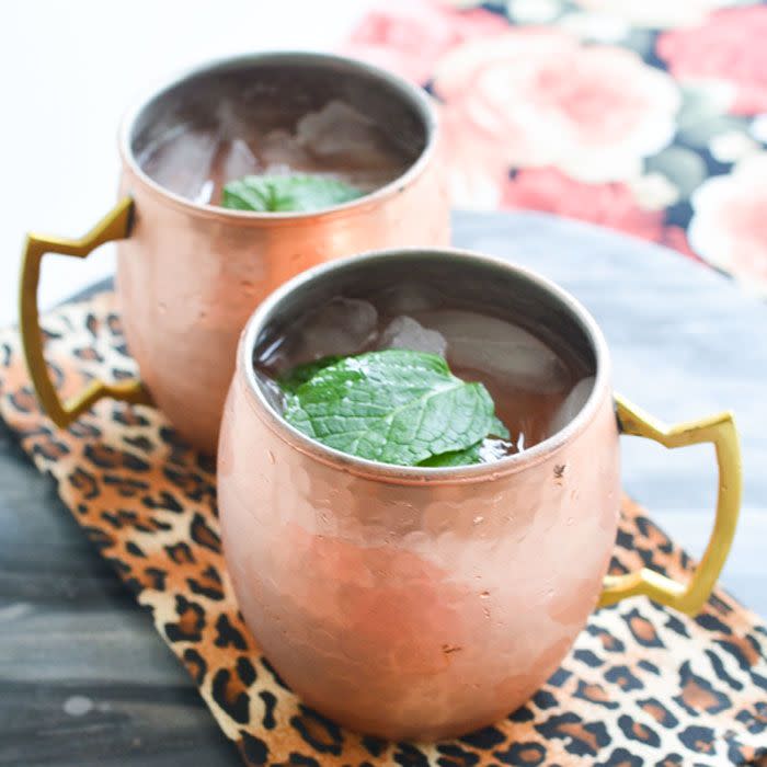 Strawberry Mint Moscow Mule