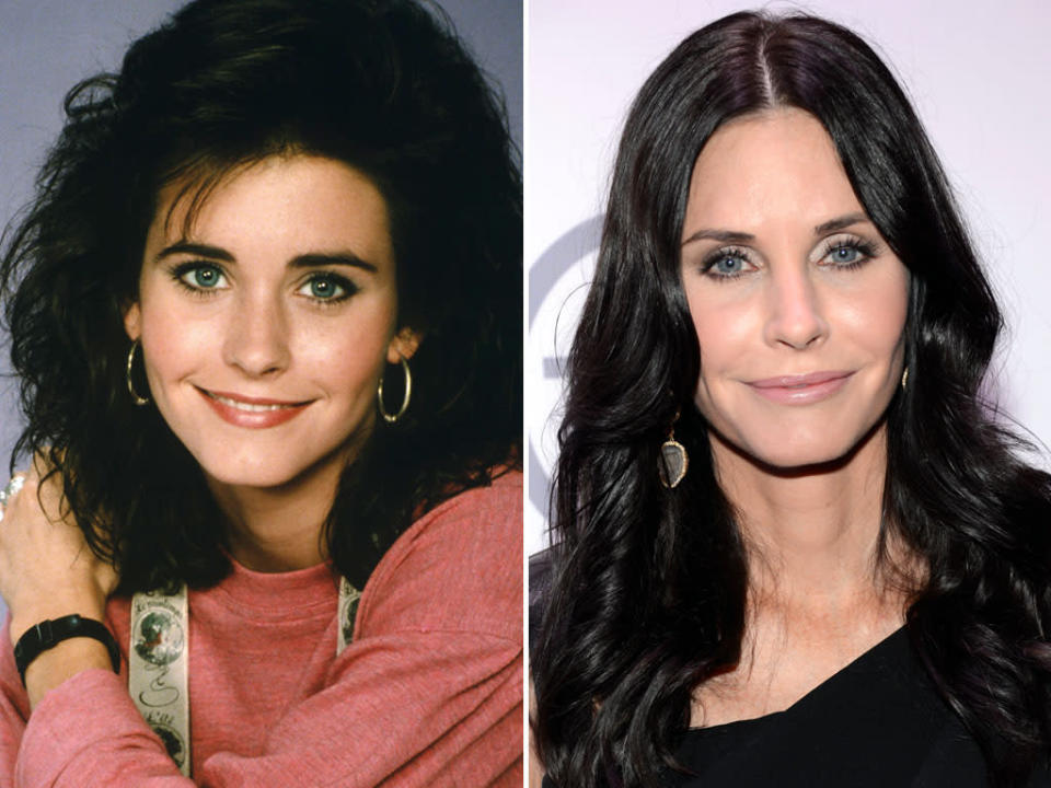 <b>Courteney Cox (Lauren Miller)</b><br><br> When Courteney Cox joined the "Family Ties" cast, MTV fans already knew her as the girl Bruce Springsteen pulled onstage in his "Dancing in the Dark" video. She made a big impact as Alex's girlfriend in her 22-episode run on "Ties," but it would be five more years before she became TV icon Monica Geller on "Friends." <br><br> While Cox has had success on the big screen in movies, such as "Ace Ventura: Pet Detective" and the "Scream" franchise, TV has always been her forte. In 2007, she produced and starred in the tabloid-themed drama "Dirt," which was canceled after 20 episodes. <br><br> In 2009, she launched the sitcom "Cougar Town," about a group of buddies hanging out on a cul-de-sac. ABC decided to drop the series after a four-year run. But TBS quickly swept in and picked up the show, which is set to debut on the cable channel in 2013. <br><br> In 1999 Cox married an unlikely match, "Scream" co-star David Arquette. The two had a daughter, Coco, before announcing their split in 2010.