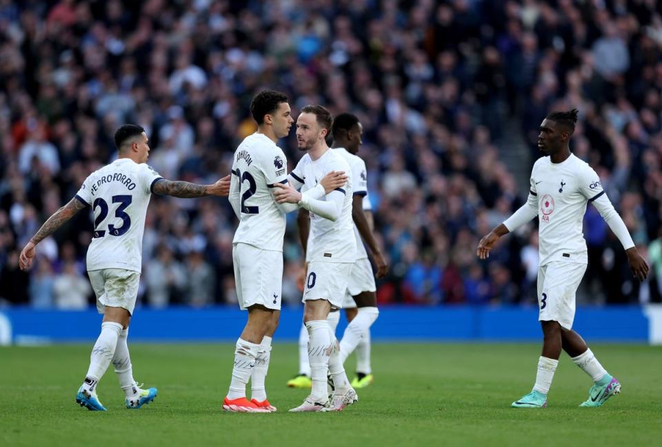 Spurs fought back to win against Luton (Steven Paston/PA Wire)