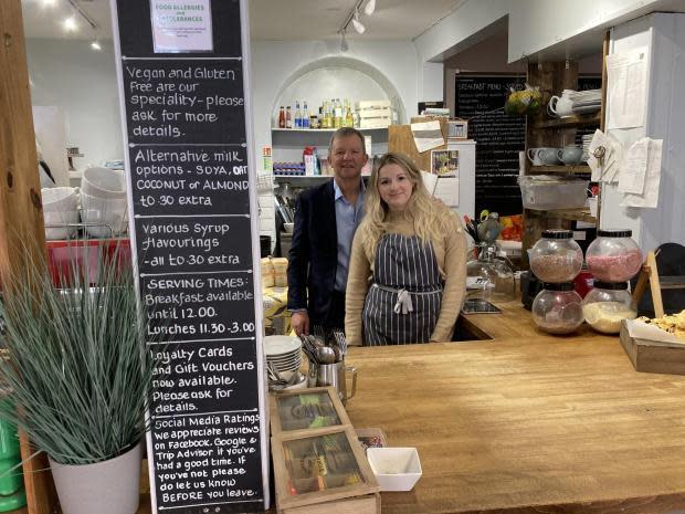 Eastern Daily Press: Greg and Gemma Gladwell took over the running of The Cherry Leaf in 2019 