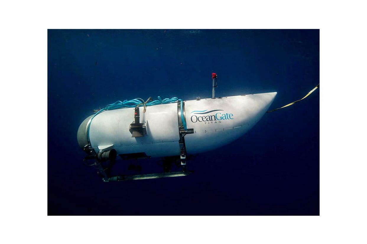Les cinq passagers à bord du petit submersible d'OceanGate Expeditions ont été déclarés morts.  - Credit:OCEAN GATE / HANDOUT / ANADOLU AGENCY / Anadolu Agency via AFP