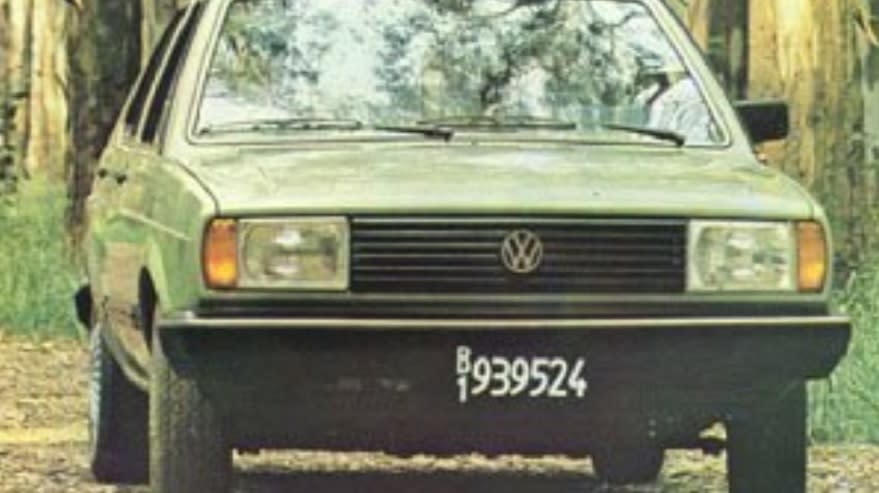 Antes de 1995 los autos tenían patente con 6 números y una letra.