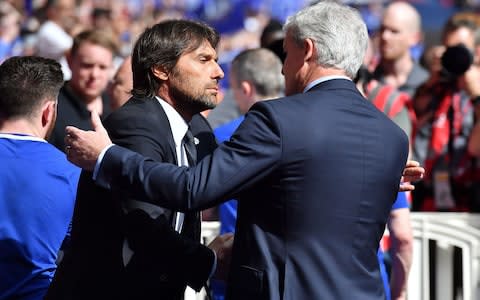 Conte vs Hughes - Credit: AFP