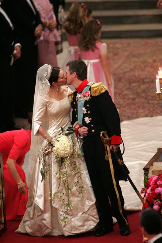 Federico y Mary de Dinamarca el día de su boda