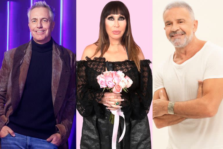 Marley, Moria Casán y Osvaldo Laport, tres figuras con muchos proyectos por delante en los próximos doce meses