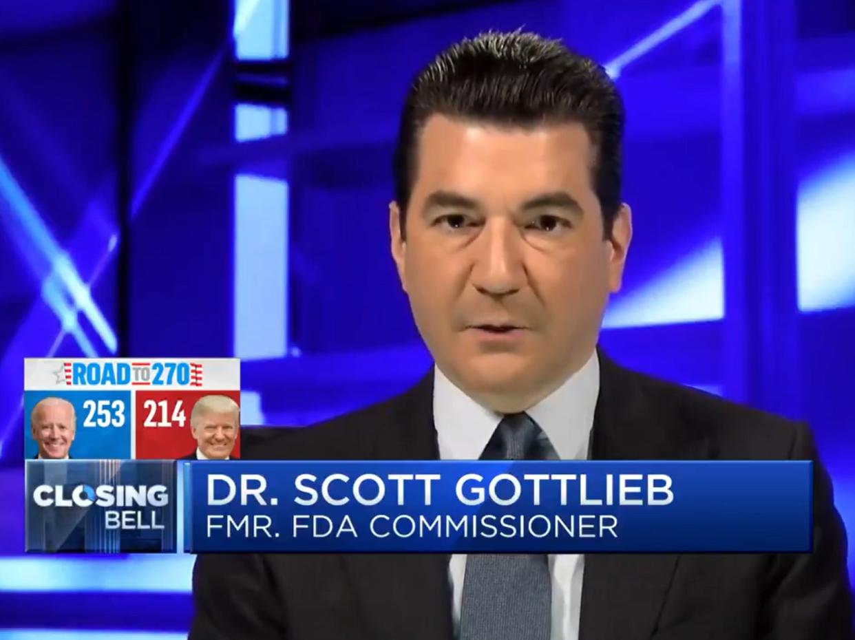 Former Food and Drug Administration commissioner Dr Scott Gottlieb (CNBC)