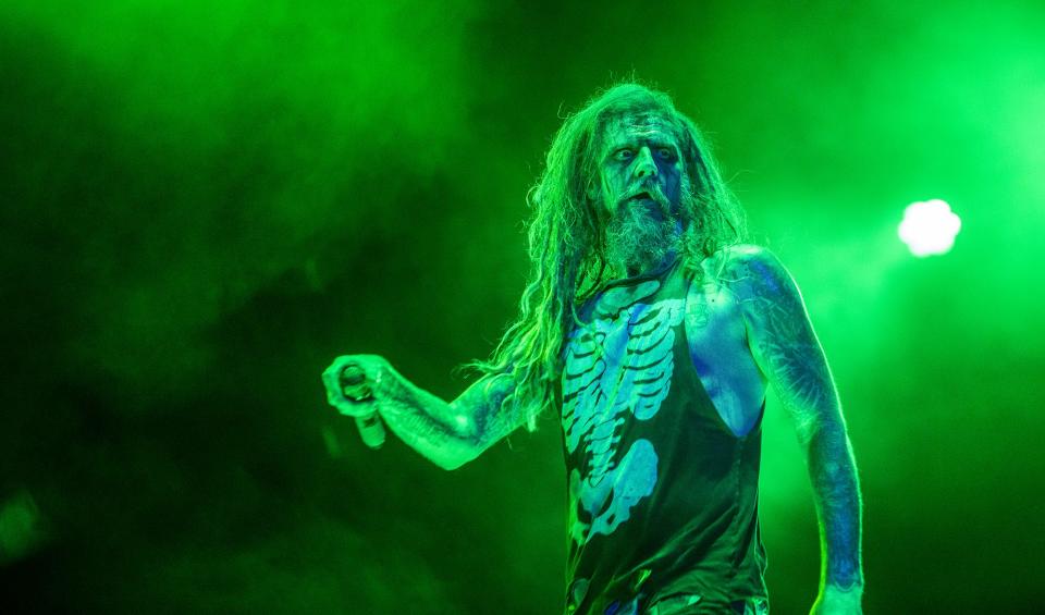 Rob Zombie, seen here playing the Louder Than Life Music Festival in Louisville, Kentucky in 2019, will play MidFlorida Credit Union Amphitheatre on July 26.