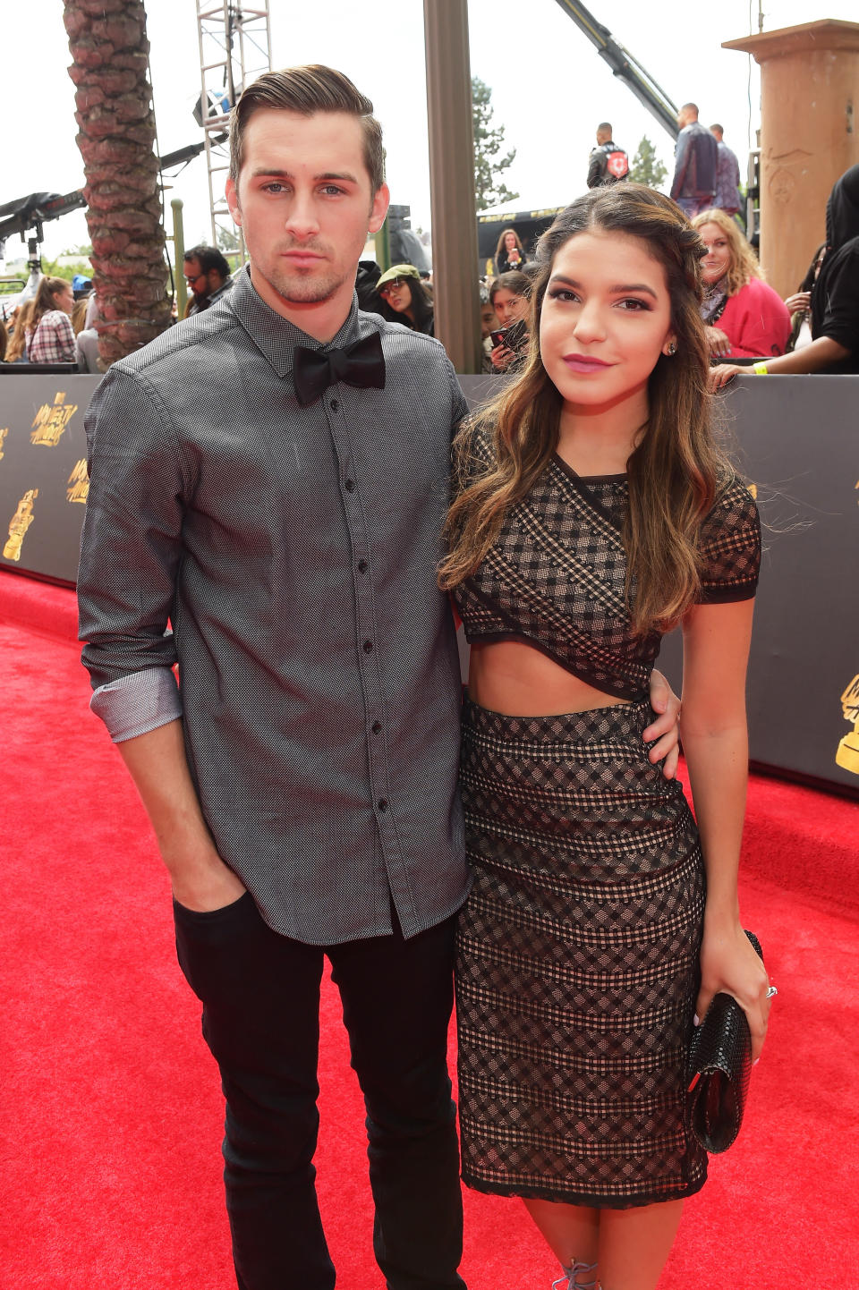 Actors Cody Johns (L) and Alexys Gabrielle Johns attend the 2017 MTV Movie And TV Awards at The Shrine Auditorium on May 7, 2017 in Los Angeles, California.