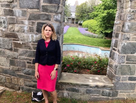 Megan Huchko, director of the Center for Global Reproductive Health at Duke University is pictured on the campus of the National Institutes for Health in Bethesda