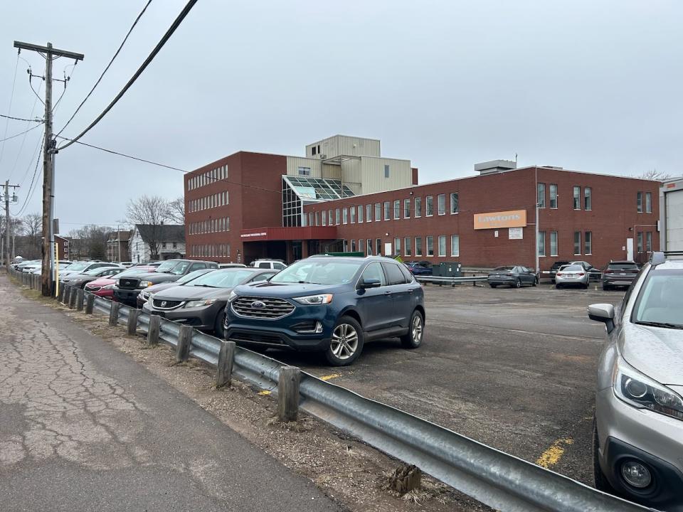 The area where a 158-unit apartment building is proposed in downtown Charlottetown is currently a parking lot.