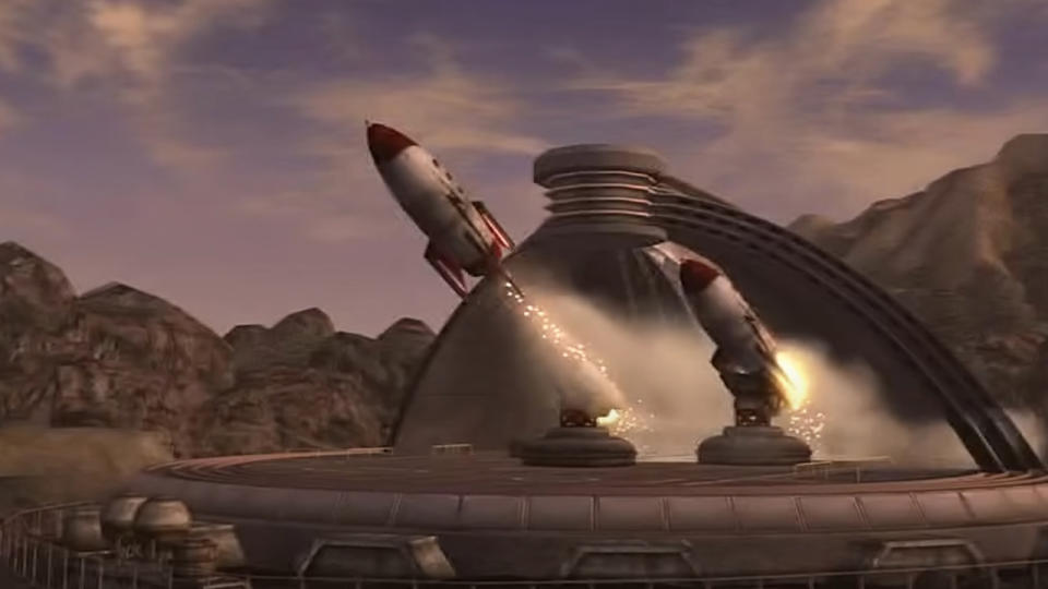 Fallout REPCONN Rocket Ship Launching