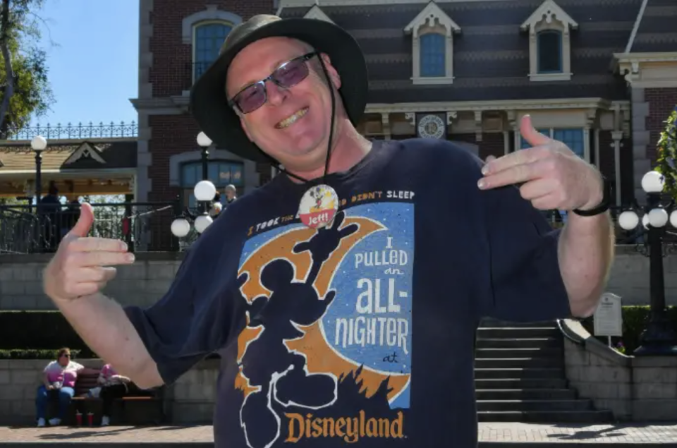 On March 14, 2020, Jeff Reitz had gone to Disneyland 2,995 days in a row – setting a world record.  / Credit: Jeff Reitz