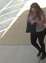 Female suspect in VB 33k Grand Larceny (Courtesy: VBPD)