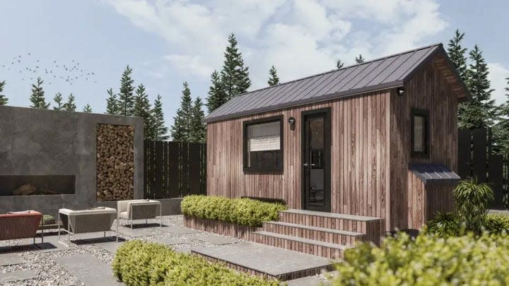 The Tiny Studio home from the outside