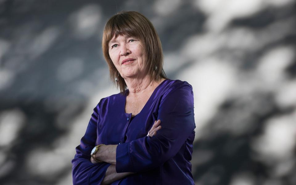 Author Rosemary Sullivan at the Edinburgh International Book Festival in 2016 - Getty