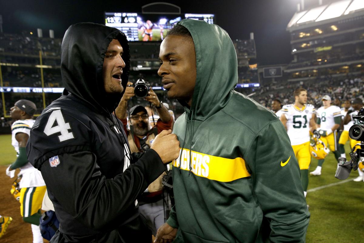 Davante Adams wore a Raiders shirt in offseason during Packers tenure