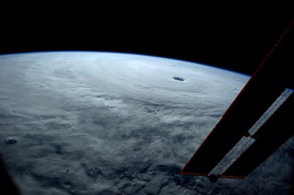 Typhoon Vongfong from space.
