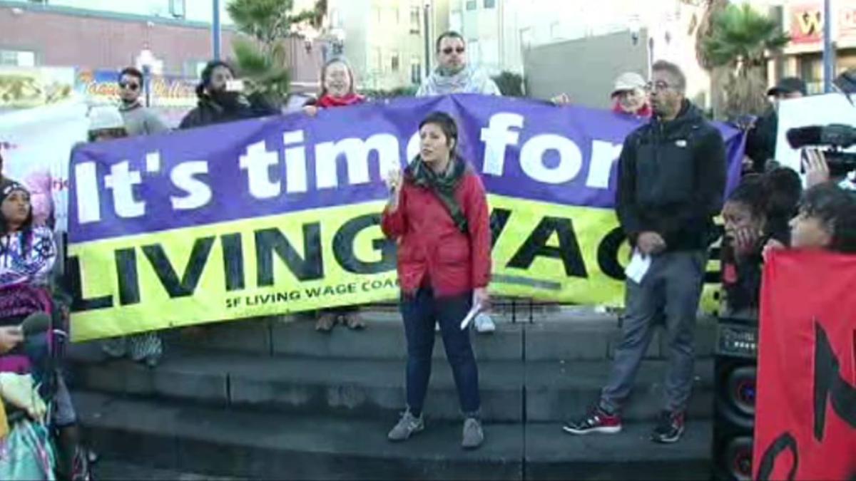 Bay Area workers join nationwide minimum wage protests