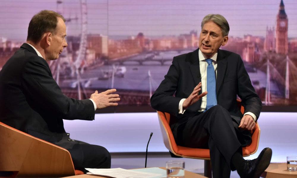 Philip Hammond on Andrew Marr Show