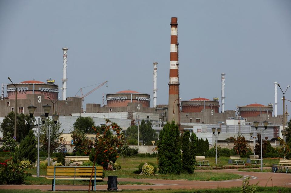 Zaporizhzhia Nuclear Power Plant near Enerhodar (REUTERS)