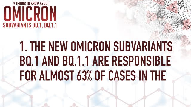 The Centers for Disease Control and Prevention said that two new omicron subvariants that appear to be more adept at dodging immunity make up more than half of the COVID-19 cases in the United States.