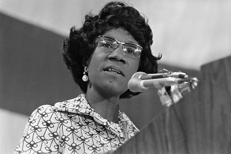 Rep. Shirley Chisholm sought the Democratic nomination in 1972, a milestone for Black women in America.