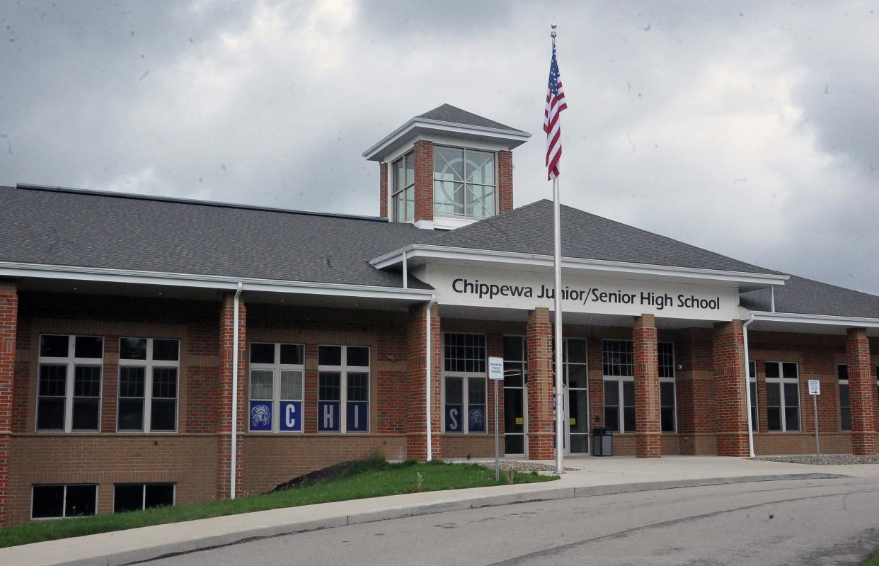 The Chippewa High School building.