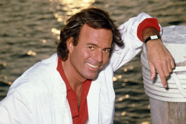 Julio Iglesias poses for a portrait in 1983 in Los Angeles, California. - Credit: Harry Langdon/Getty Images
