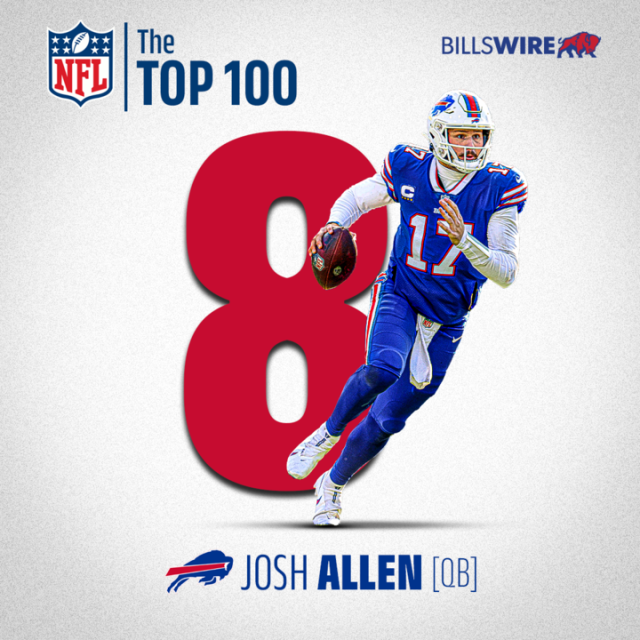 josh allen top 100