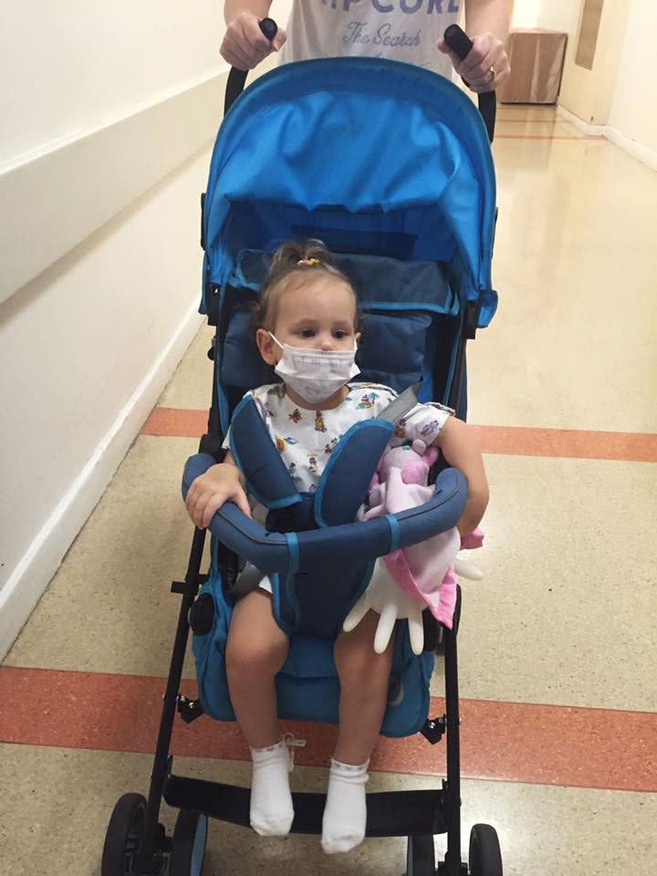 Amarli become extremely sick and the family trusted their instincts and took her to a Phuket hospital. Photo: Facebook