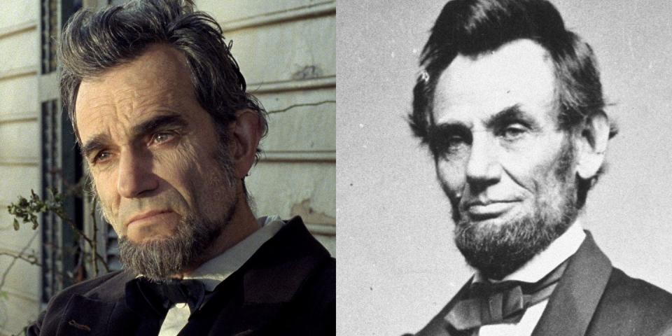 <p>We're really not sure if Abraham Lincoln was actually raised from the dead for this film, but Daniel Day Lewis doubles as the former president in the 2012 drama <em>Lincoln</em>. </p>