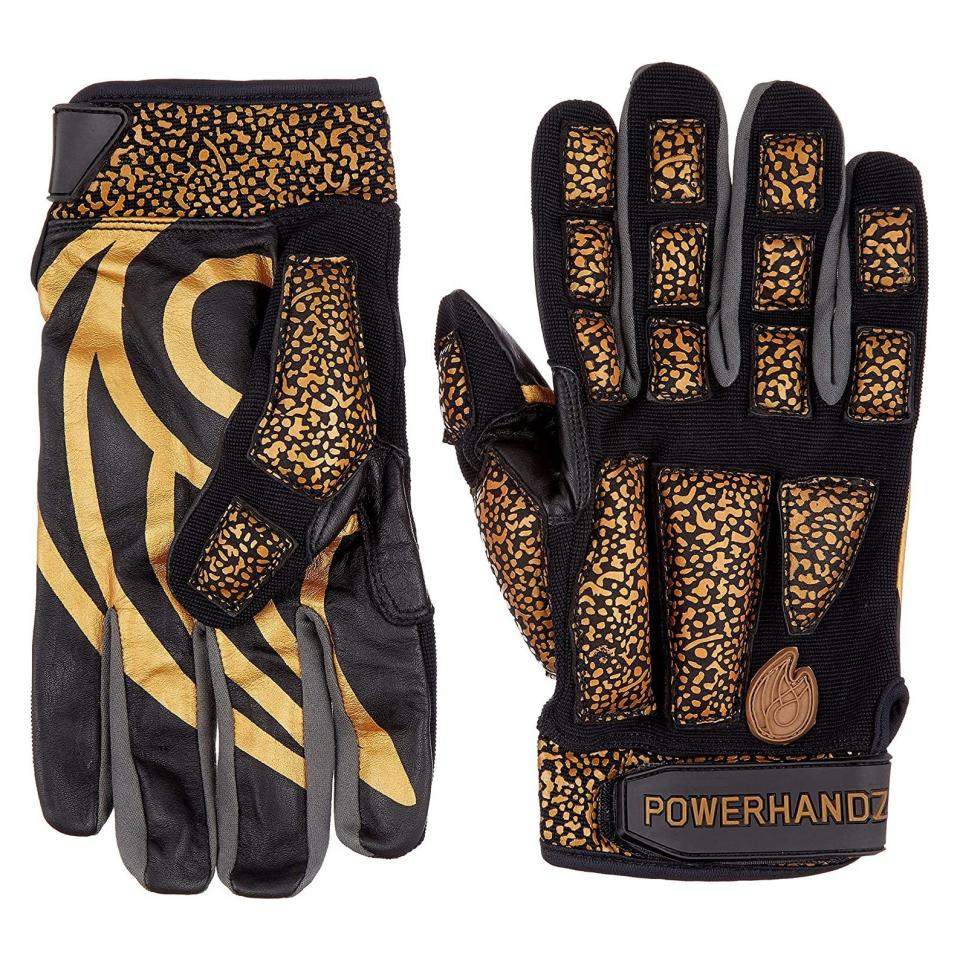 <p><strong>Powerhandz </strong></p><p>amazon.com</p><p><strong>$69.99</strong></p><p>Anyone who shoots hoops can benefit from these <strong>weighted, anti-grip gloves</strong>, which can improve handling, dribbling, and resistance when it really counts.</p>