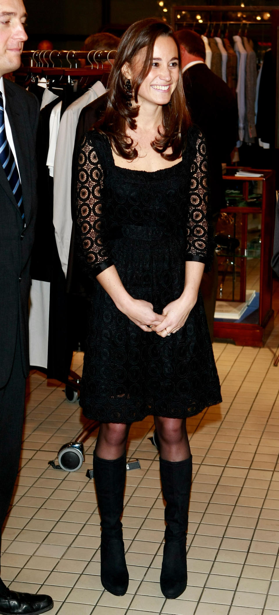 Middleton attends a book launch party for "Time to Reflect" by photographer Alistair Morrison at Bluebird in London on Nov. 28, 2007.