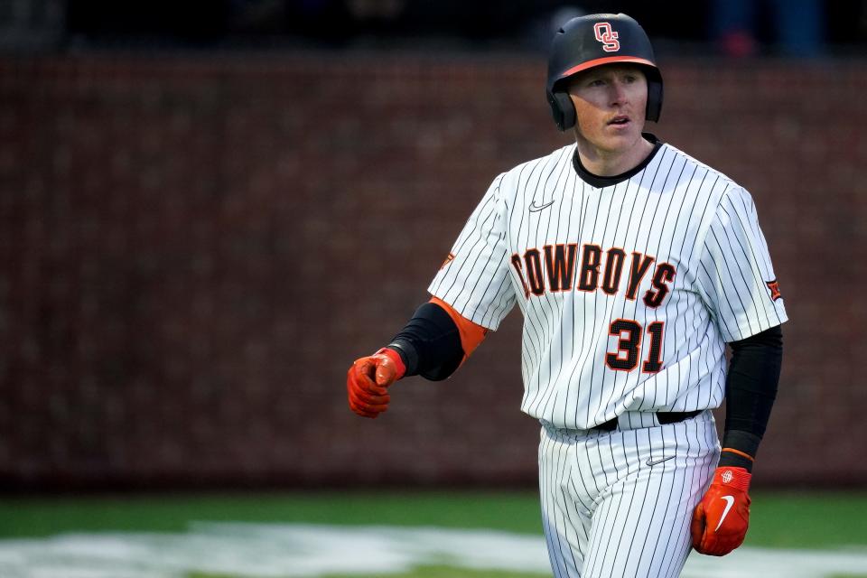 OSU's David Mendham went 7 for 20 with two home runs, two doubles, 13 RBIs, seven runs scored and two walks last week.