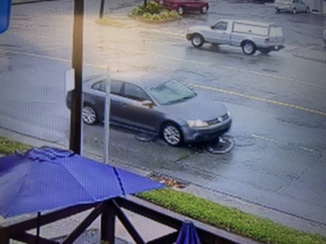 Durham Police are looking for the driver of this 2011-2014 Volkswagen Jetta. The driver of the car is suspected to hit a bicyclist in Durham Sunday morning.