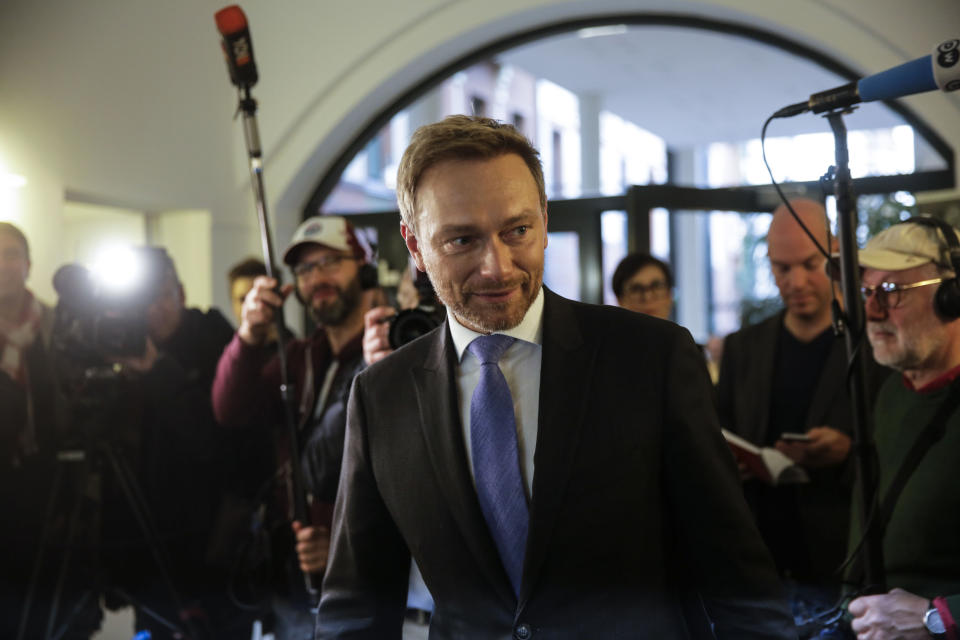 The leader of the Free Democratic Party of Germany, Christian Lindner (Picture: PA)