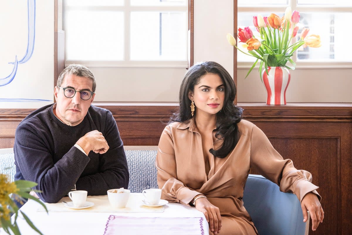 Keeping it classic:  Claude Bosi with Samyuktha Nair (Press handout)