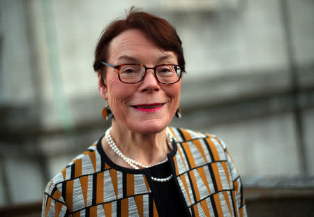 Catherine McGuinness, Chairman of the Policy and Resources Committee of the City of London Corporation, poses for a photograph in London, Britain, January 17, 2018. Picture taken January 17, 2018. REUTERS/Hannah McKay