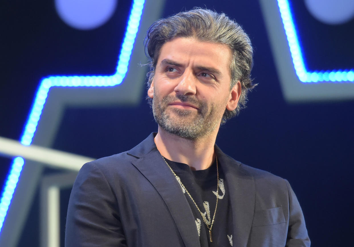 Oscar Isaac attends a special fan event for 'Star Wars: The Rise of Skywalker' on December 11, 2019. (Photo by Jun Sato/WireImage)