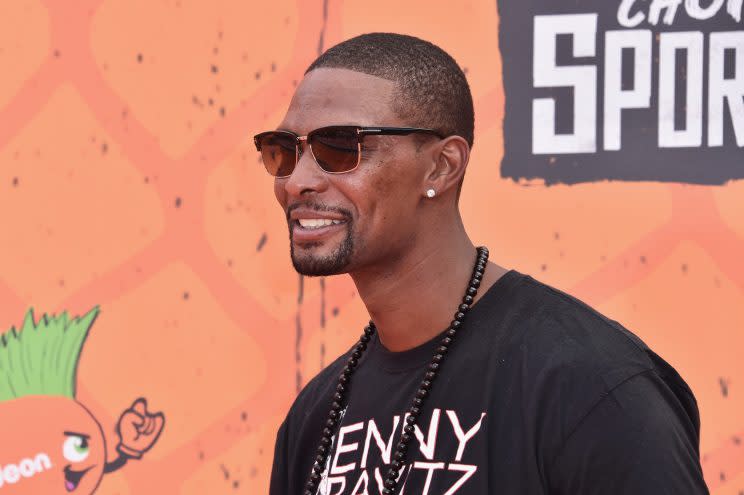 Chris Bosh at the Nickelodeon Kids' Choice Sports Awards in July. (Getty Images)