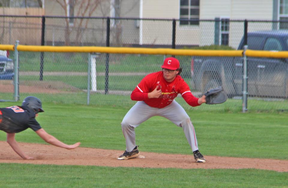 Coldwater's Logan Farmer is looking to play either corner infield spot at Albion College next season