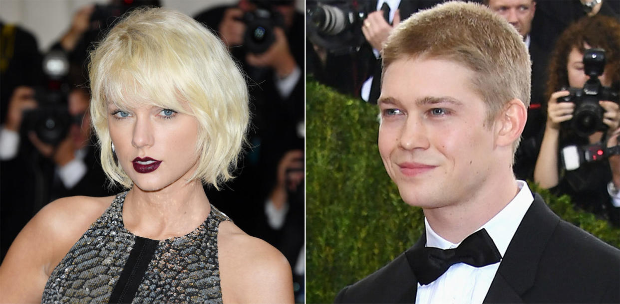 Taylor Swift and Joe Alwyn at the Met Gala in 2016. (WireImage, Getty Images)