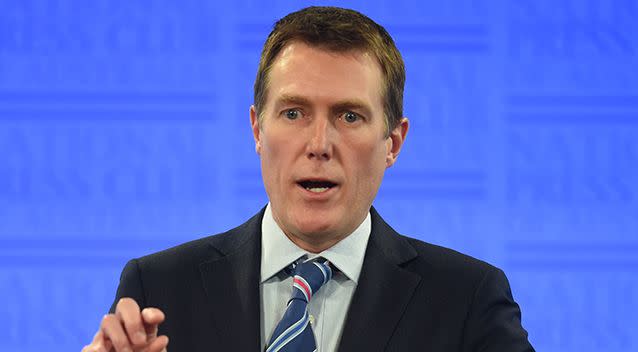 Social Services Minister Christian Porter said families will be constantly reminded about immunisation under this new measure. Photo: AAP