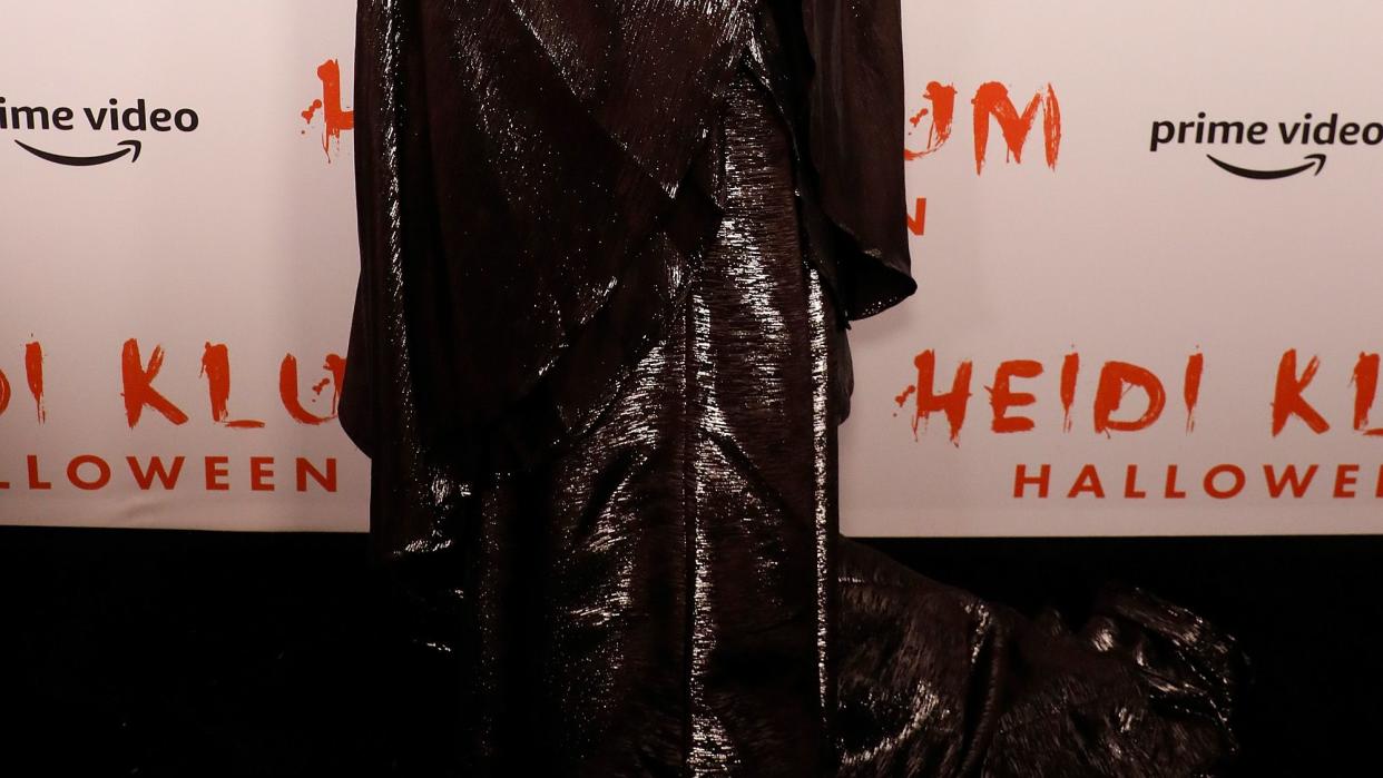 new york, new york october 31 halima aden attends heidi klums annual halloween party at cathédrale on october 31, 2019 in new york city photo by taylor hillgetty images