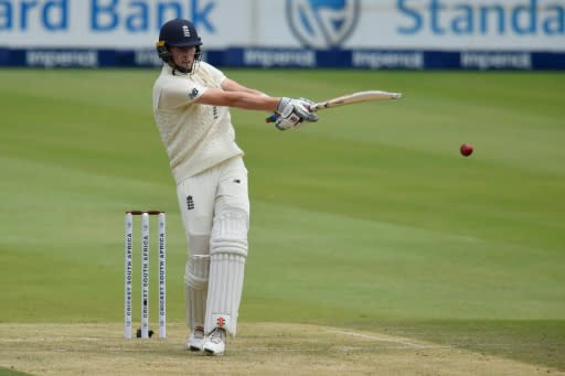 Crawley played positively to score his first Test fifty