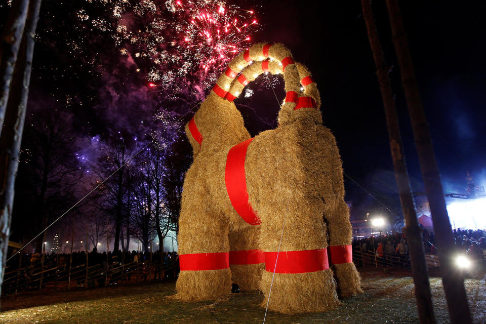 Christmas goat n Gavle