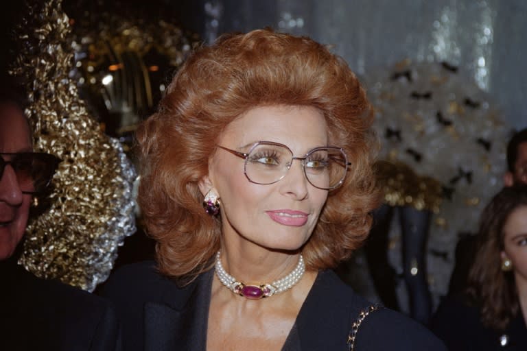 Sophia Loren, seen here in 1990, has become an international cultural icon (Jean-Loup GAUTREAU)