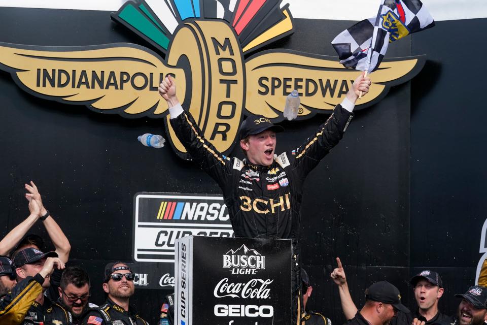 Tyler Reddick ended July the way he started it, with a road-course victory. This one came at Indianapolis.